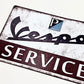 Vespa Service Metal Sign #A104