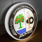 Mercedes Benz AMG Round Illuminated Logo Sign #B52