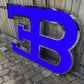 Bugatti EB Dealership Illuminated Logo Sign #D1