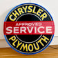 Chrysler Plymouth Neon Sign Approved Service #N142