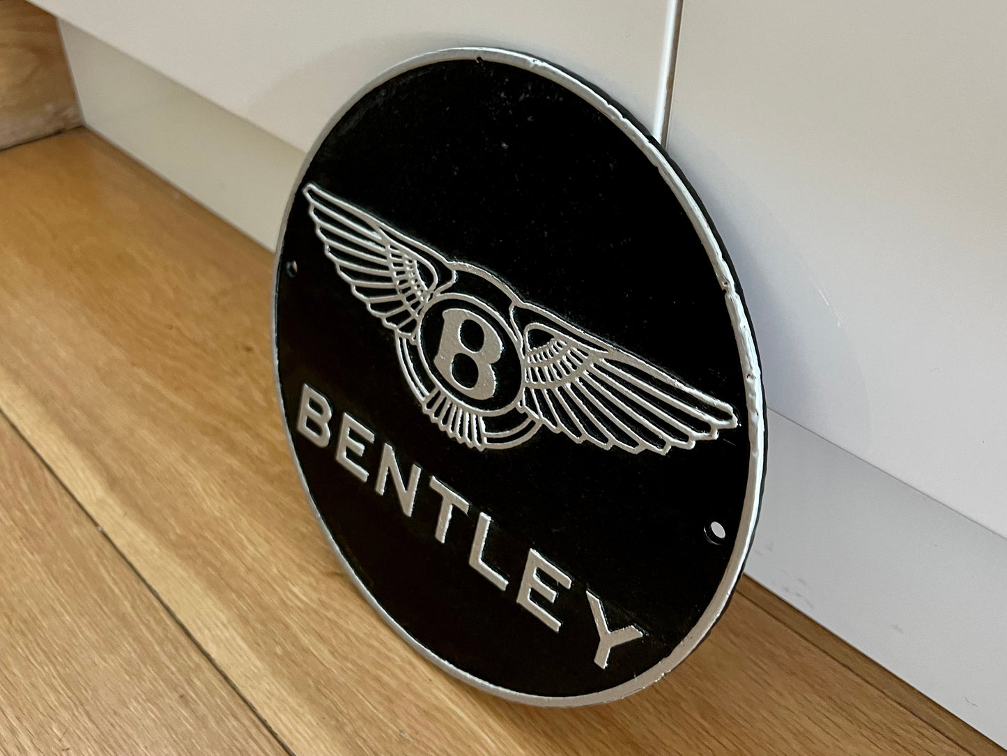 Bentley Round Metal Plaque Sign #A12
