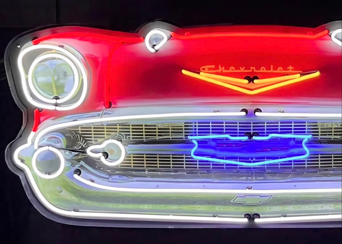Chevrolet Bel Air Grill Neon Sign #N7