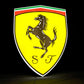 Ferrari Shield Illuminated Logo Sign #B30