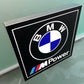 BMW M Power Illuminated Logo Sign #B13