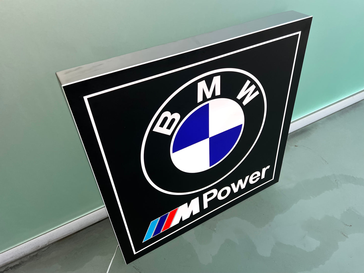 BMW M Power Illuminated Logo Sign #B13