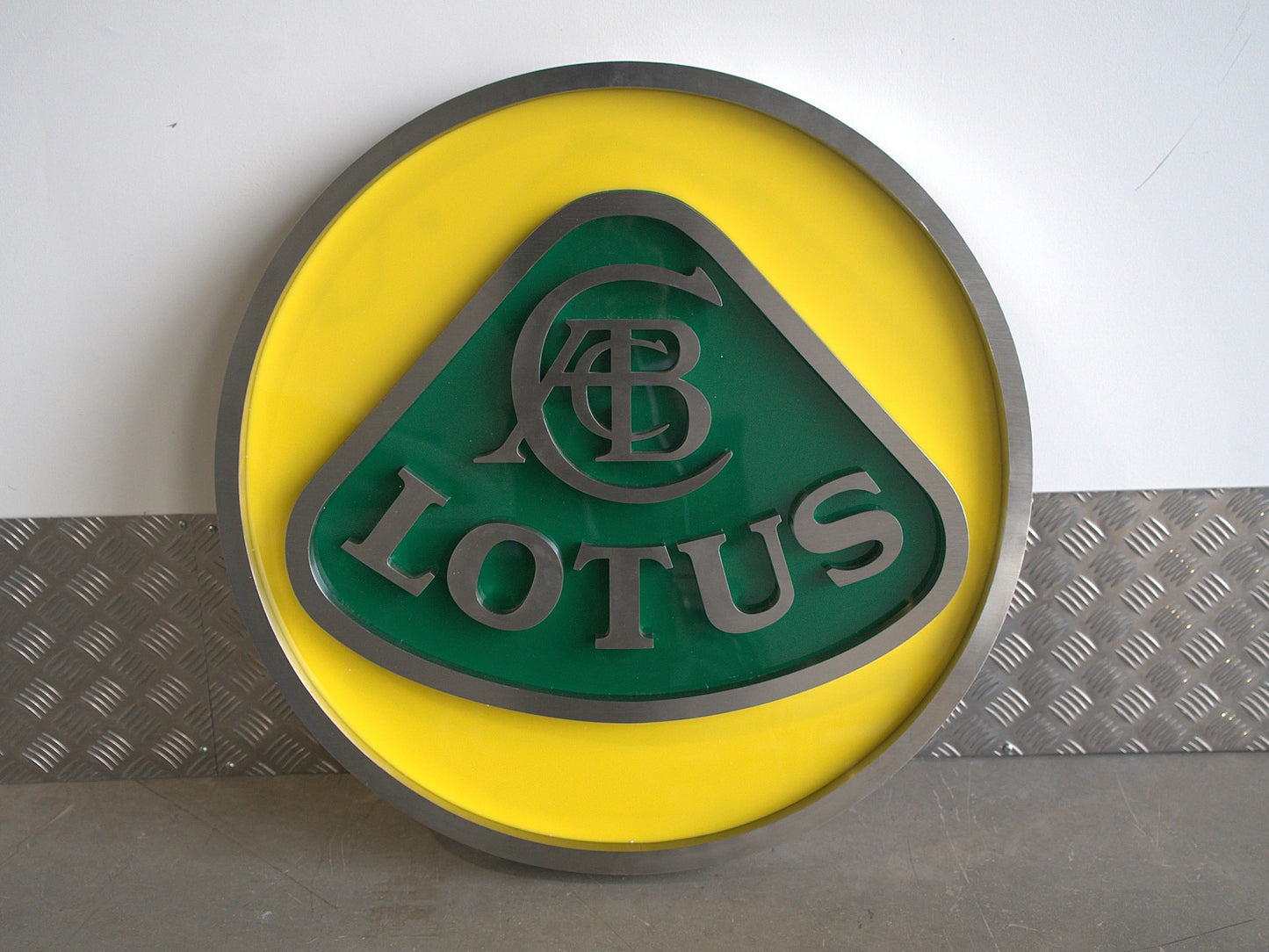 Lotus Dealership Crest Logo Sign #D52