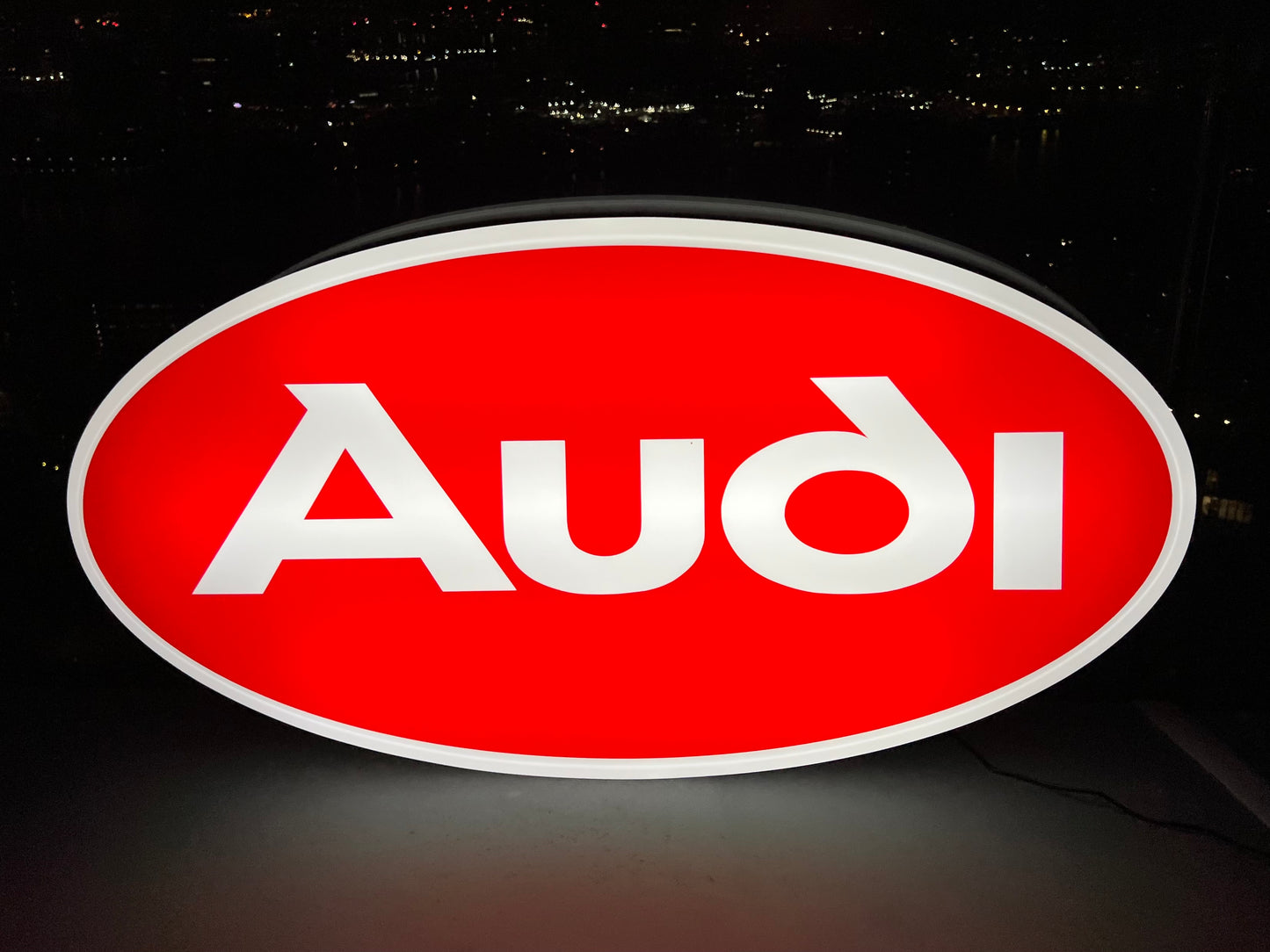 AUDI Illuminated Logo Sign #B7