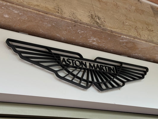 Aston Martin Dealership Wings Sign #D24