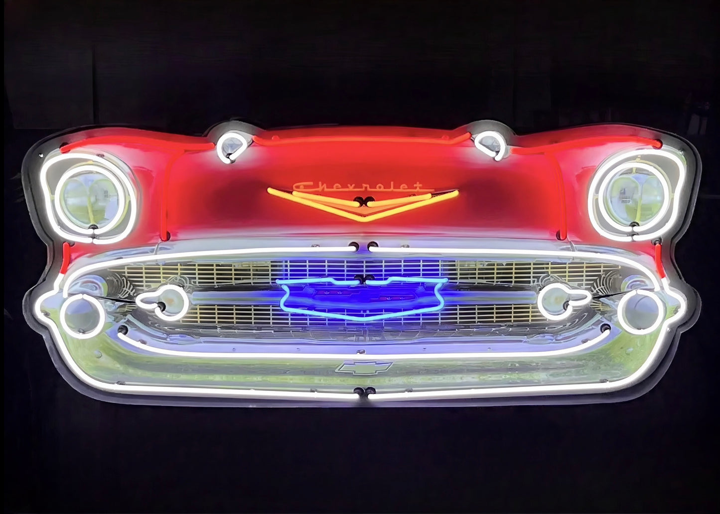 Chevrolet Bel Air Grill Neon Sign #N7