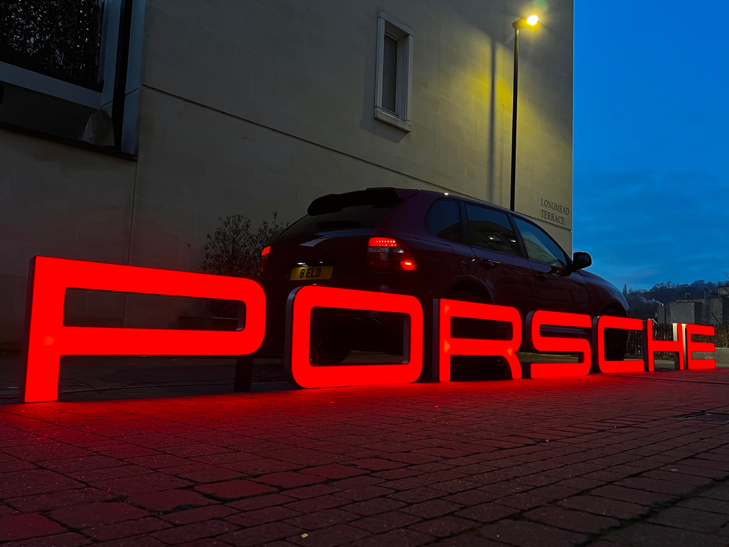 Porsche Dealership Illuminated Sign #D33