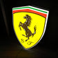 Ferrari Shield Illuminated Logo Sign #B30