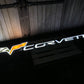 Corvette Dealership Illuminated Logo Sign #D3