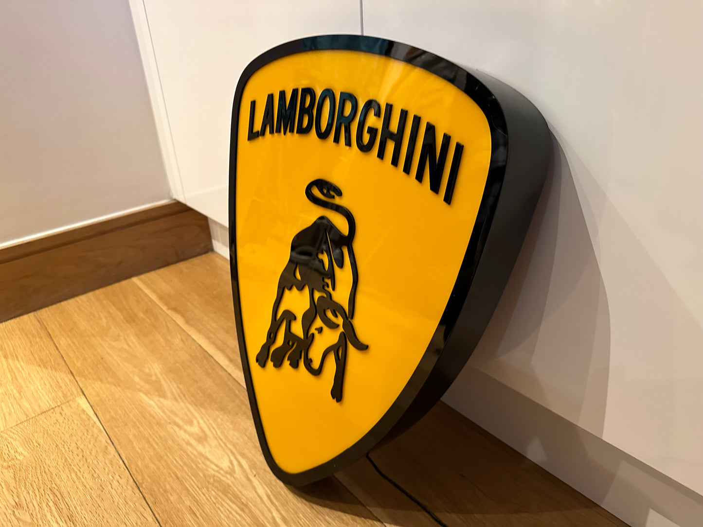 Lamborghini Illuminated Shield Sign #B43