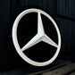 Mercedes Benz Dealership Vintage Round Illuminated Sign #D14