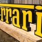 Ferrari Spellout Illuminated Logo Sign #D7