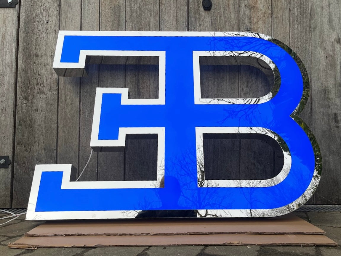 Bugatti EB Illuminated Logo Sign #D2