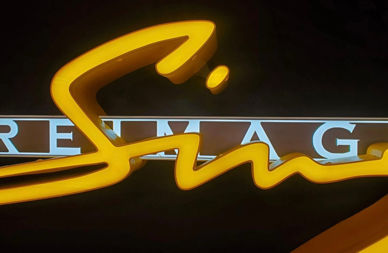 Singer Reimagined Porsche Illuminated Sign #D21