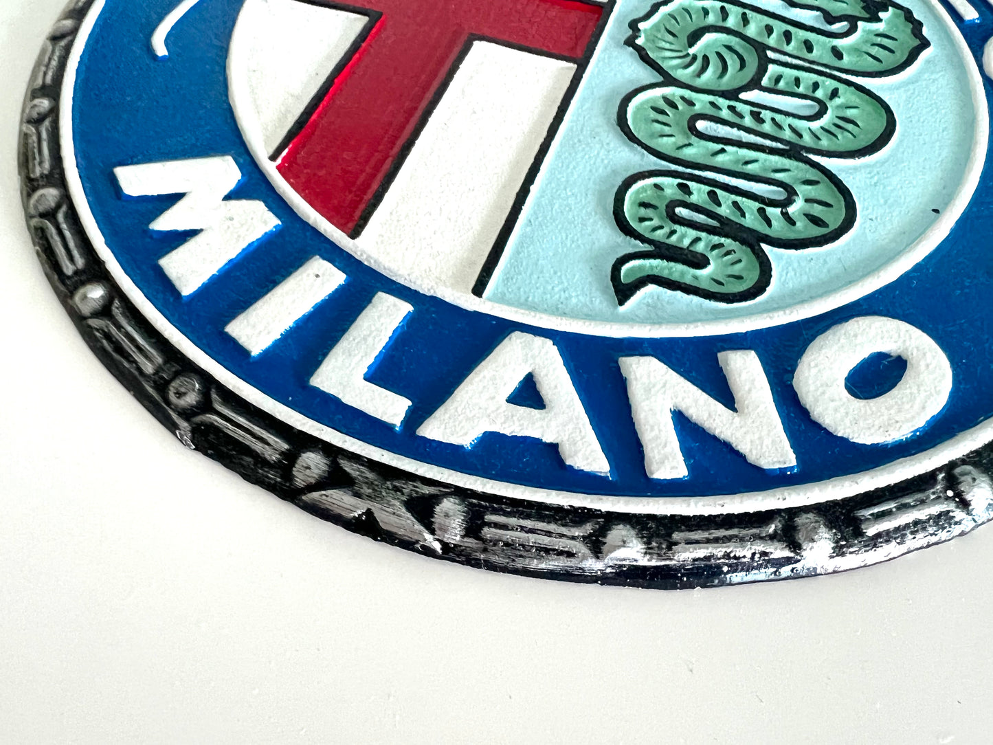 Alfa Romeo Round Cast Iron Sign #A3