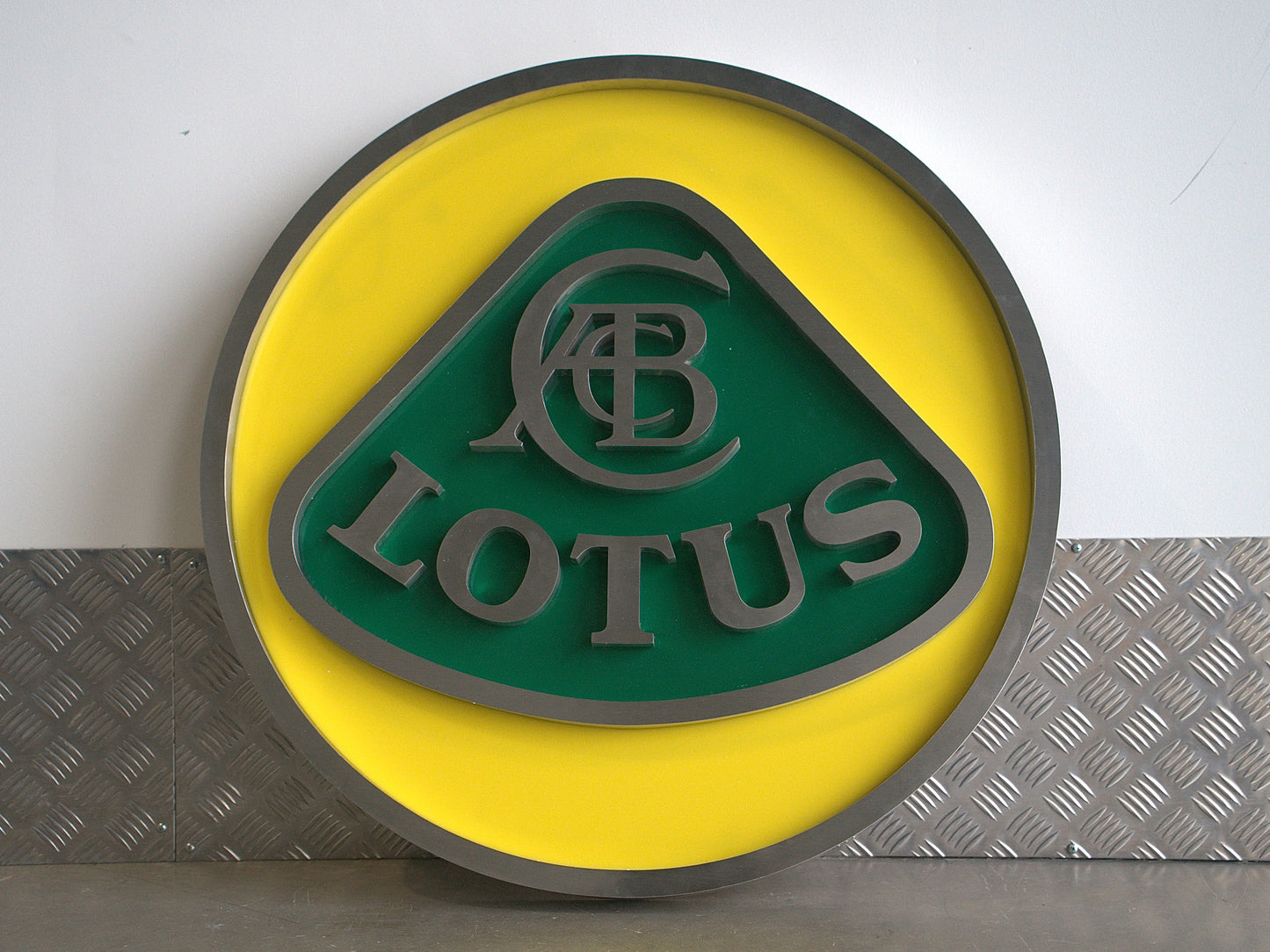 Lotus Dealership Crest Logo Sign #D52