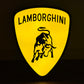 Lamborghini Illuminated Shield Sign #B43