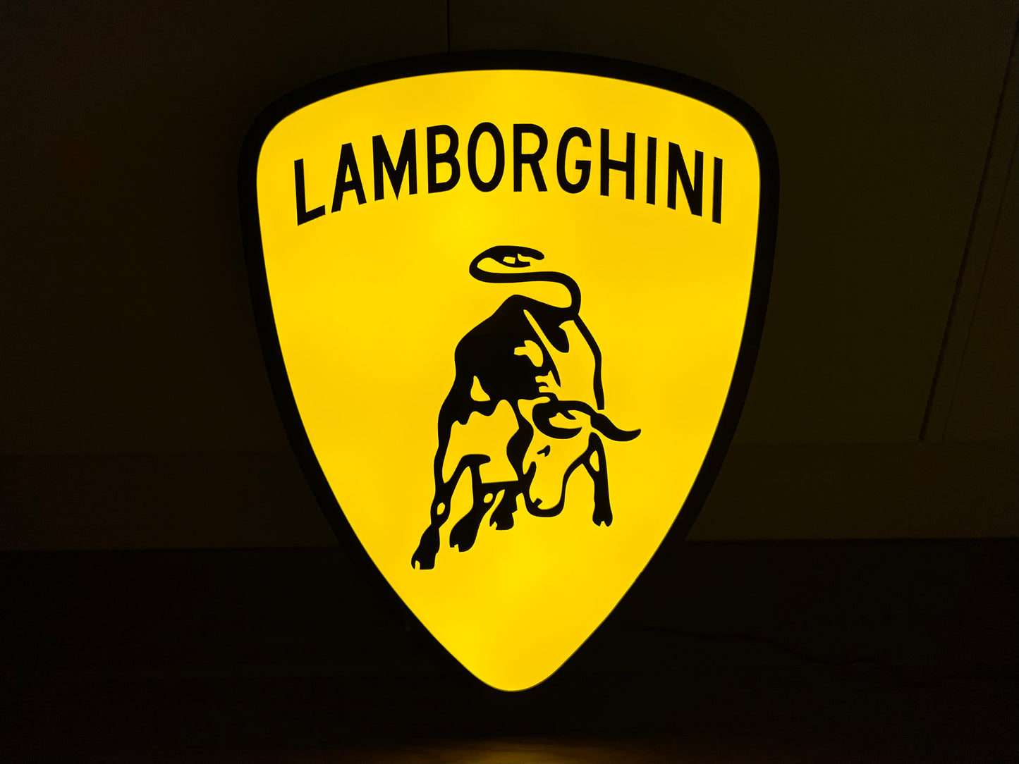 Lamborghini Illuminated Shield Sign #B43