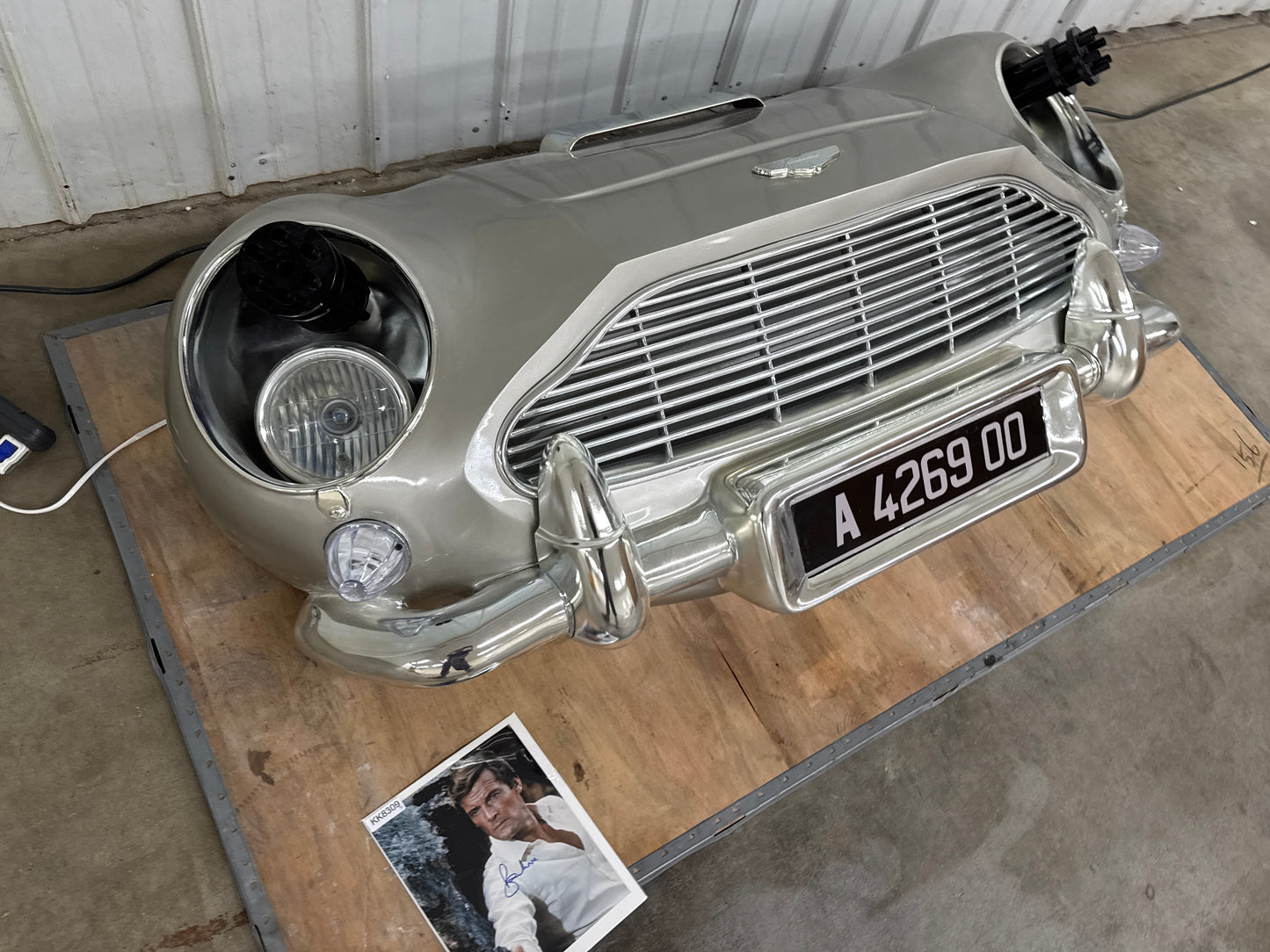 Aston Martin DB5 Full Scale Front Bumper Display Model #P1