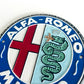Alfa Romeo Round Cast Iron Sign #A3
