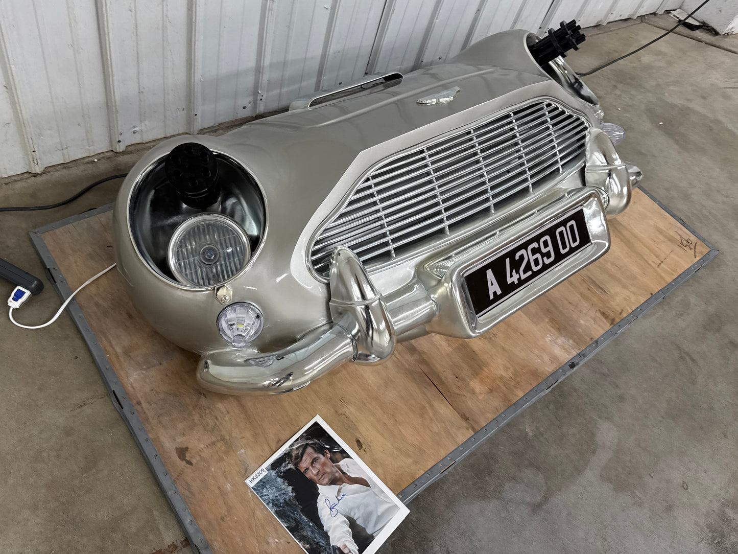 Aston Martin DB5 Full Scale Front Bumper Display Model #P1
