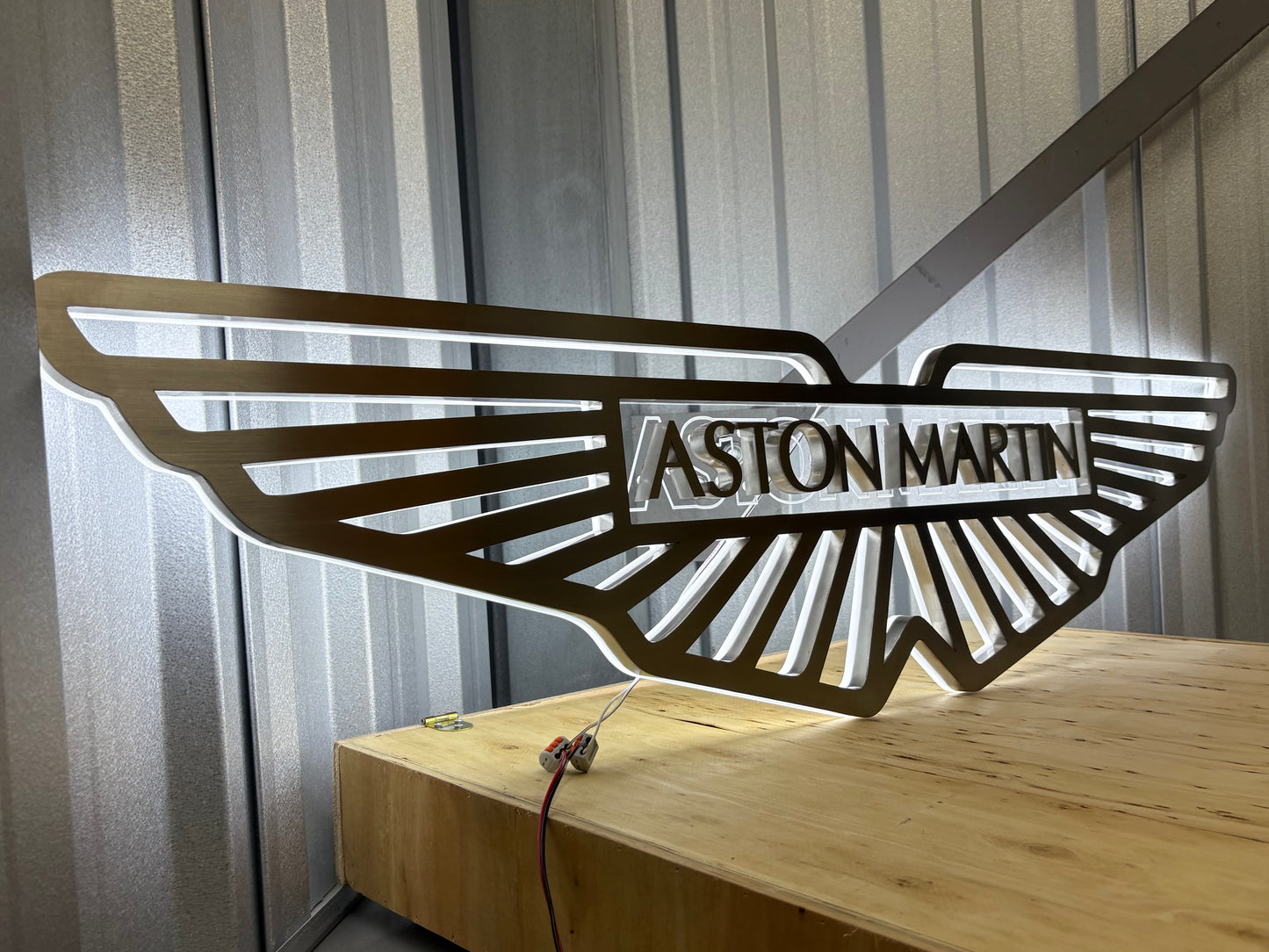 Aston Martin Illuminated Sign #D62
