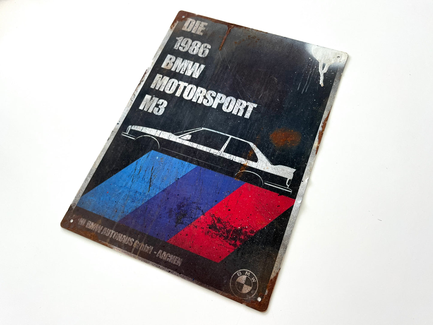 BMW M3 Vintage Metal Sign #A18