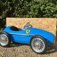 American Retro Racer Pedal Car Blue and Yellow #S16