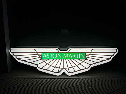 Aston Martin Illuminated Wings Sign #B6