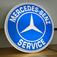 Mercedes Benz Service Round Illuminated Logo Sign #B54