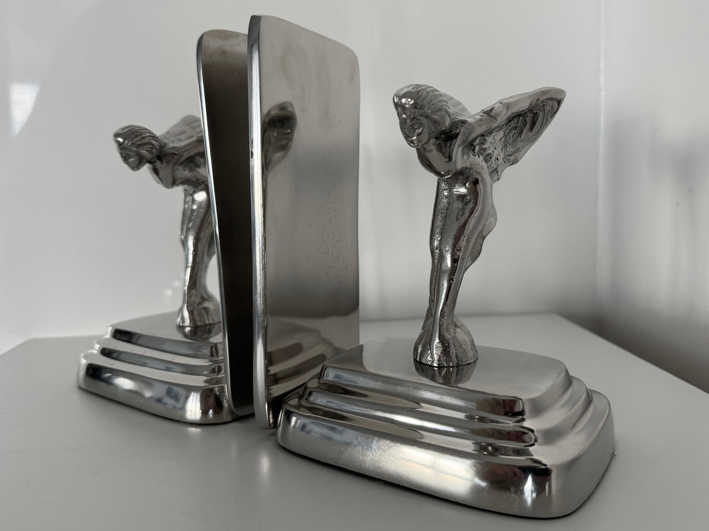 Rolls Royce Art Deco Book Ends #S13