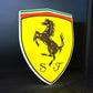 Ferrari Shield Illuminated Logo Sign #B30