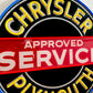 Chrysler Plymouth Neon Sign Approved Service #N142
