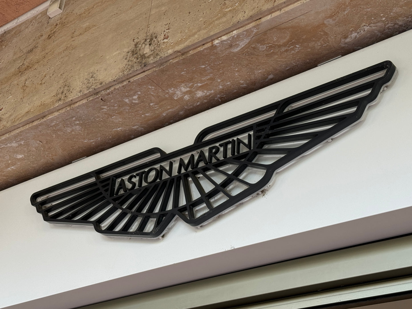 Aston Martin Dealership Wings Sign #D24