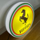 Ferrari Round Illuminated Logo Sign #B27
