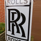 Rolls Royce Enamel Sign #A68