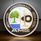 Mercedes Benz AMG Round Illuminated Logo Sign #B52