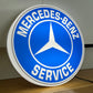 Mercedes Benz Service Round Illuminated Logo Sign #B54
