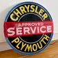 Chrysler Plymouth Neon Sign Approved Service #N142