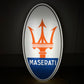 Maserati Illuminated Logo Sign #B51