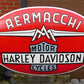 Harley Davidson Motorcycles Enamel Sign #A51