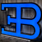 Bugatti EB Illuminated Logo Sign #D2
