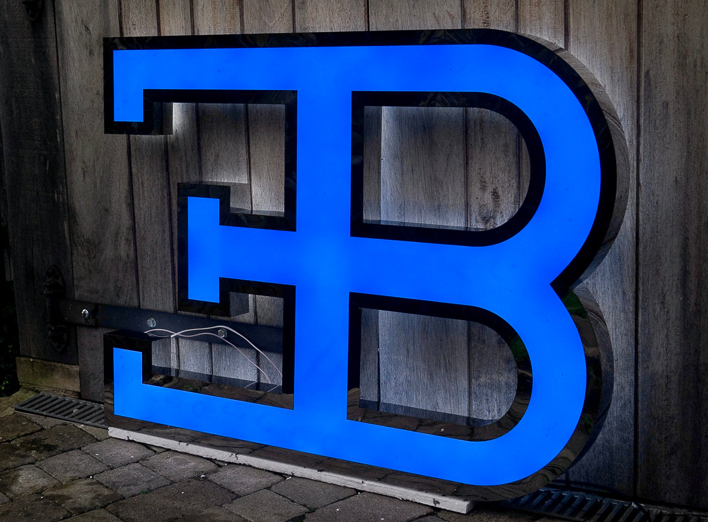 Bugatti EB Illuminated Logo Sign #D2