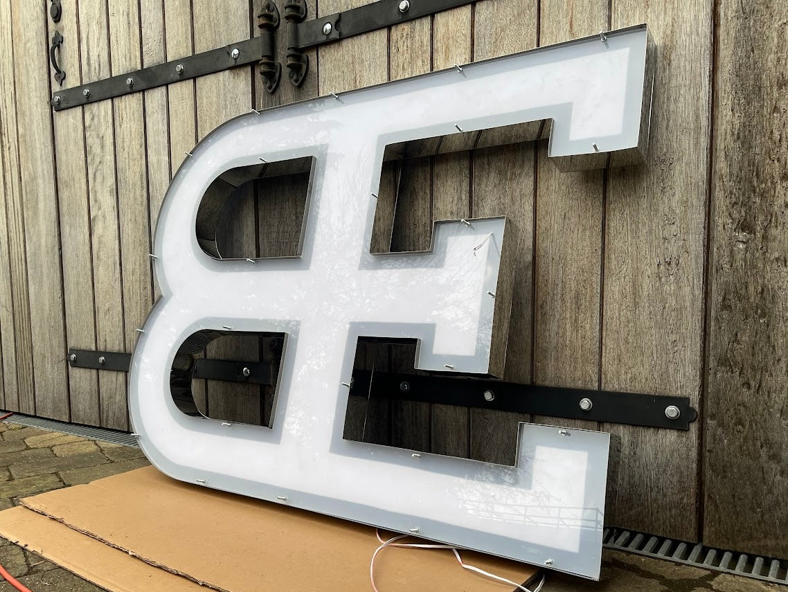 Bugatti EB Illuminated Logo Sign #D2