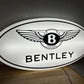 Bentley White Illuminated Logo Sign #B10