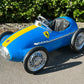 American Retro Racer Pedal Car Blue and Yellow #S16