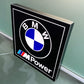 BMW M Power Illuminated Logo Sign #B13